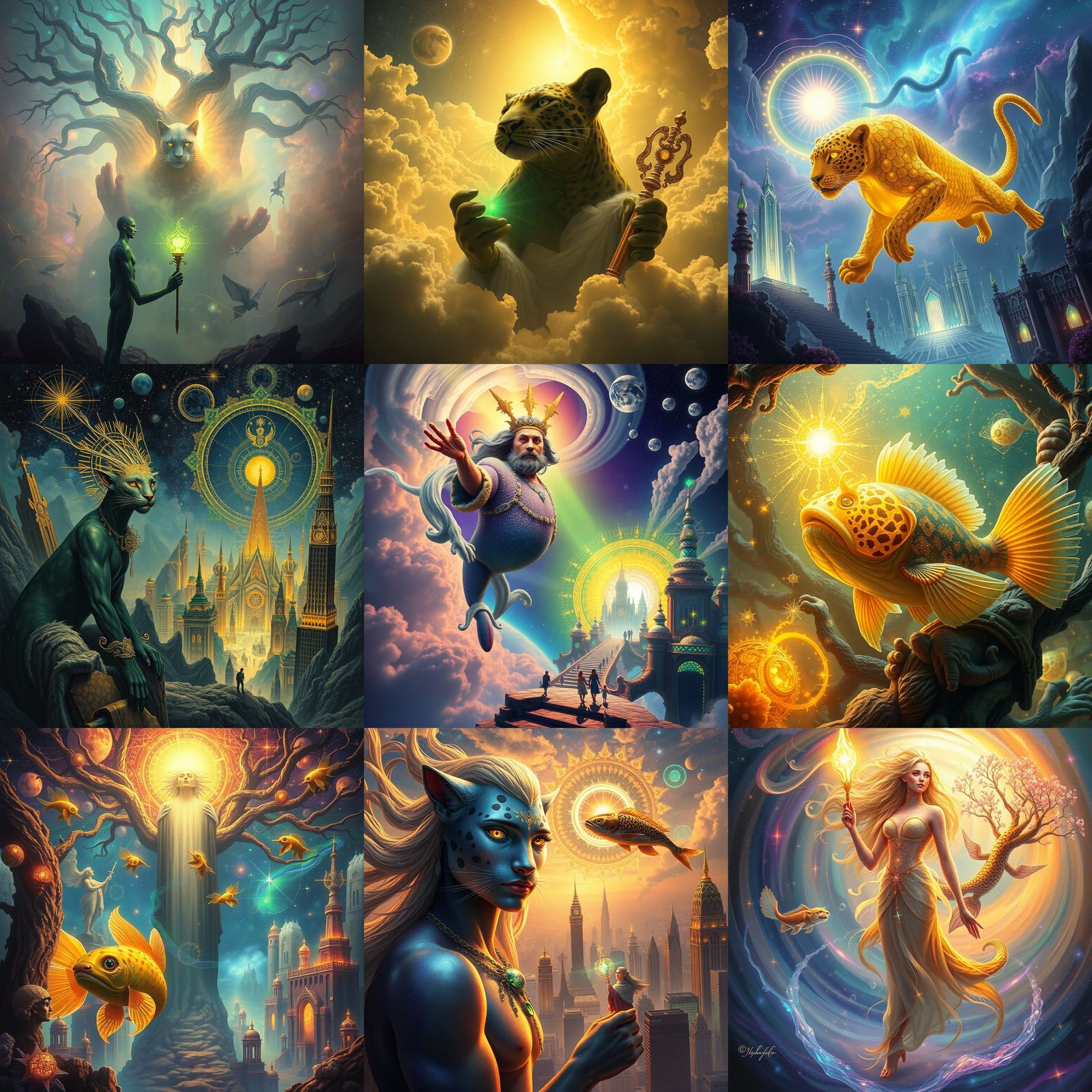 Dream-Shaper God in a City of Light and Time