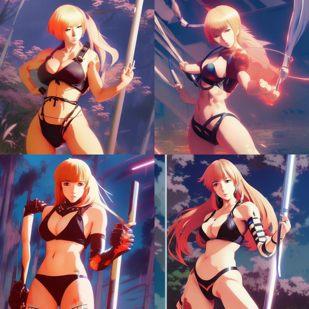 Cynthia Rothrock as Anime Muscle Woman in Tekken Style