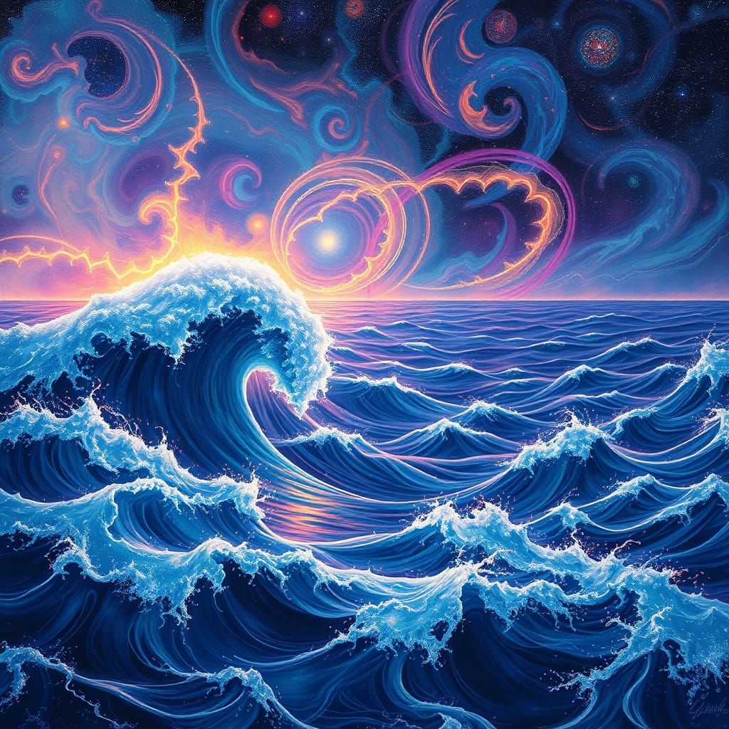 Electric Storms on a Galactic Ocean in Cosmic Holographic Il...