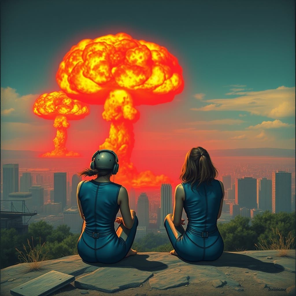 Gossiping Vault Dwellers Witness Nuclear Devastation