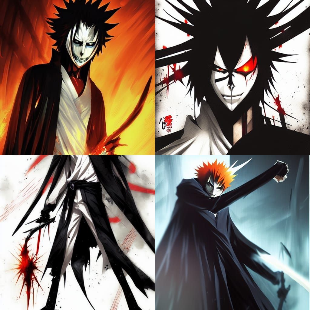 Ichigo Kurosaki from Bleach: Sinister Digital Art