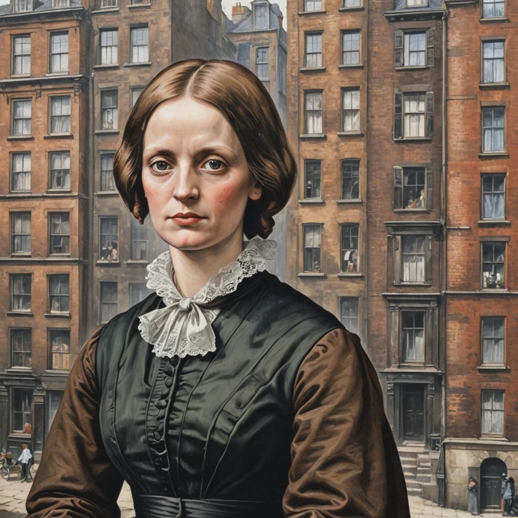 Victorian Brussels Portrait in Photorealistic Style