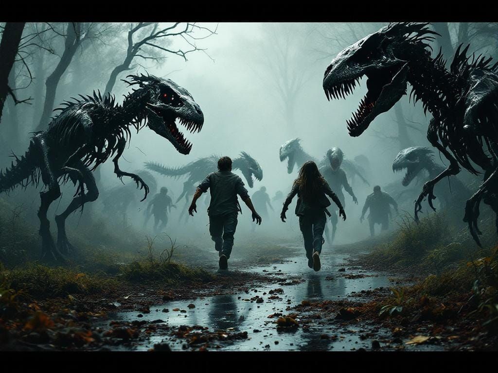 Zombie Velociraptors Attack in Hyperrealistic Jurassic Park ...