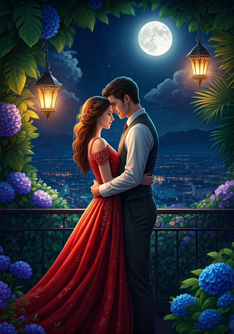 A Starlit Night: Timeless Romance Under Celestial Skies