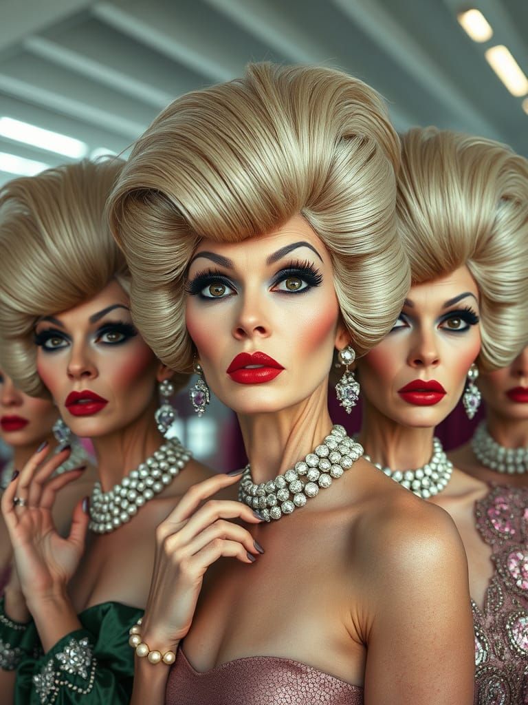 Surreal Grotesque Plastic Surgery Portrayal