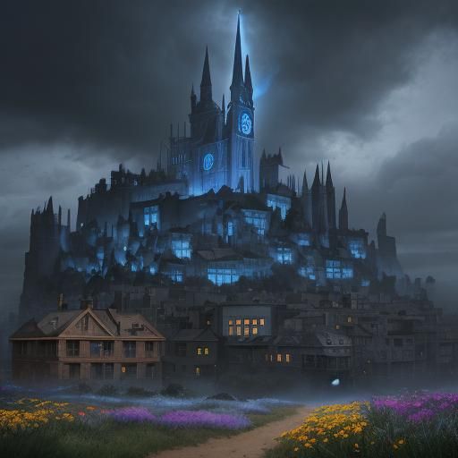 Storm Clouds Gathering: Impasto Matte Painting