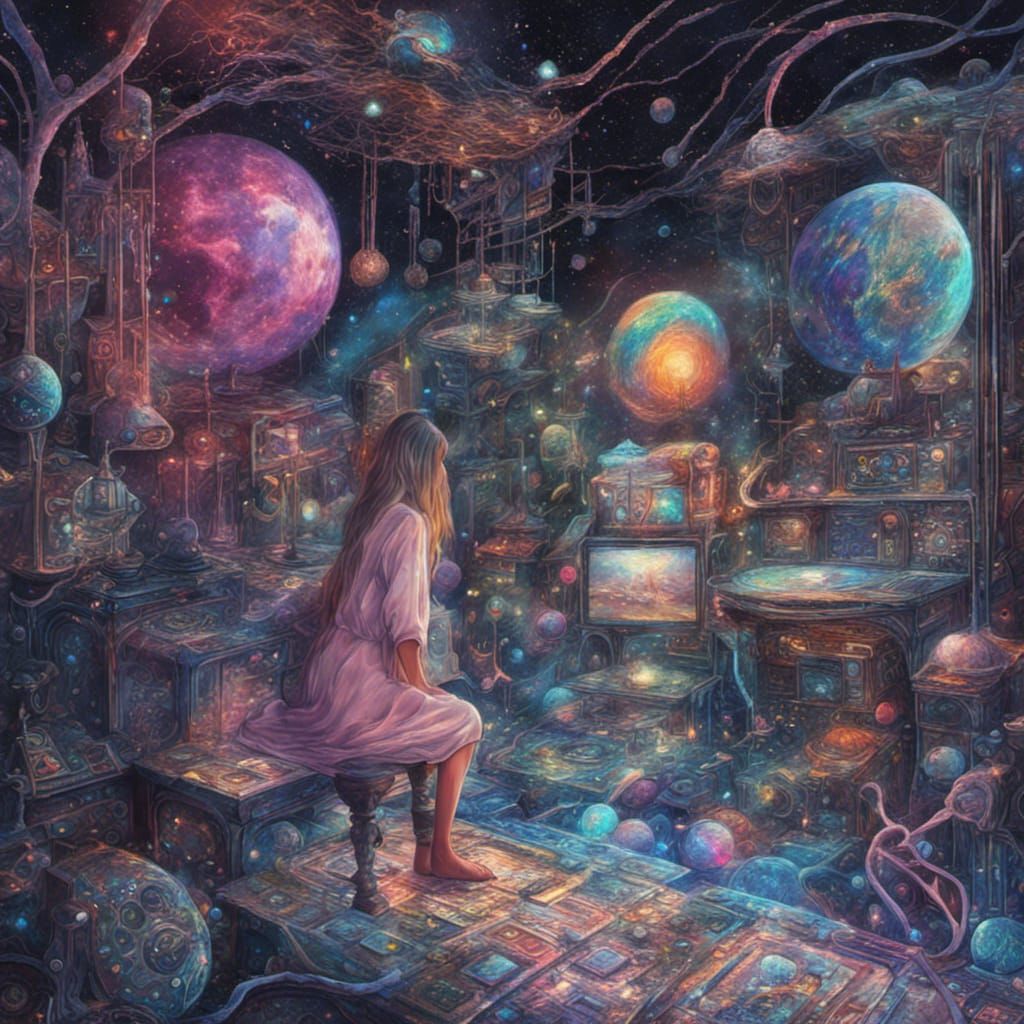 Holographic Astral Projection by Pablo Amaringo