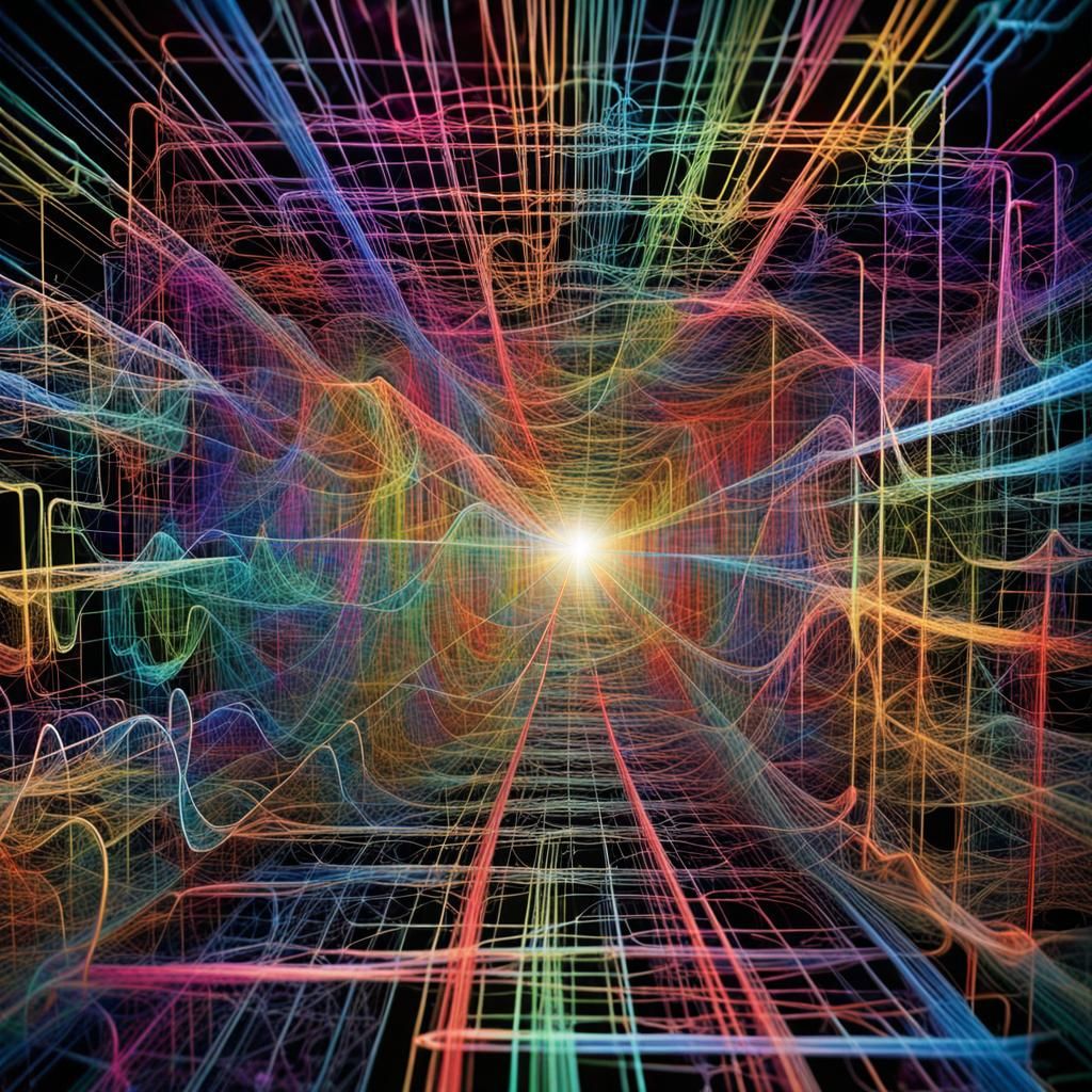 Colorful Multidimensional Computer Networking Chaos Matrix