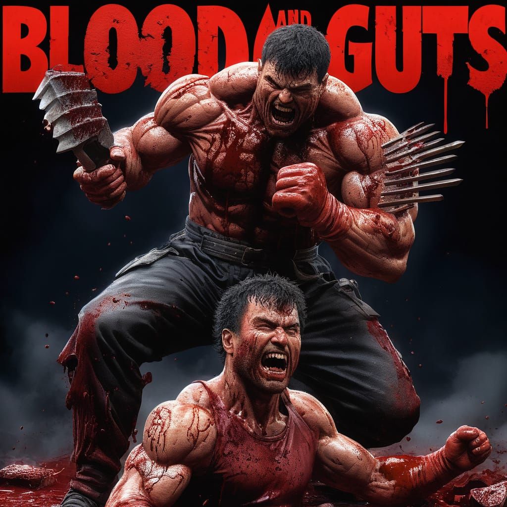 Disturbing Image of Blood and Guts