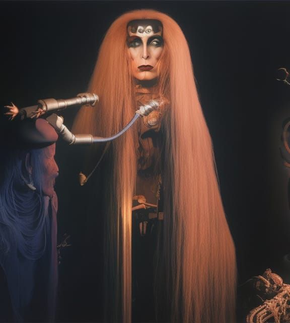 Nightmarish Stopmotion Scene in Hyperrealistic Style