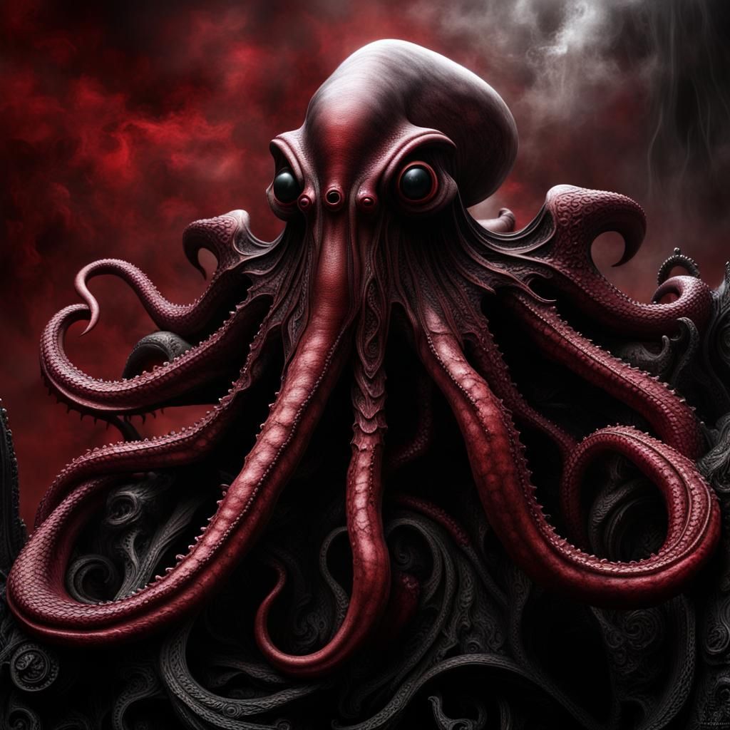 Gothic Kraken in Mephistophelean Style