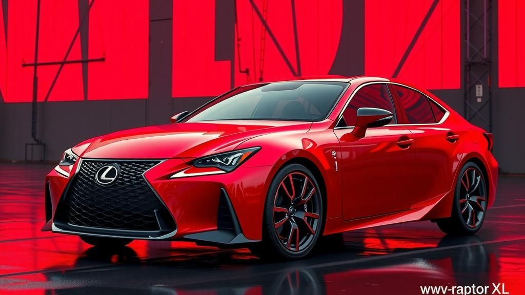 2024 Lexus IS 350 in Candy Red: Cinematic Style