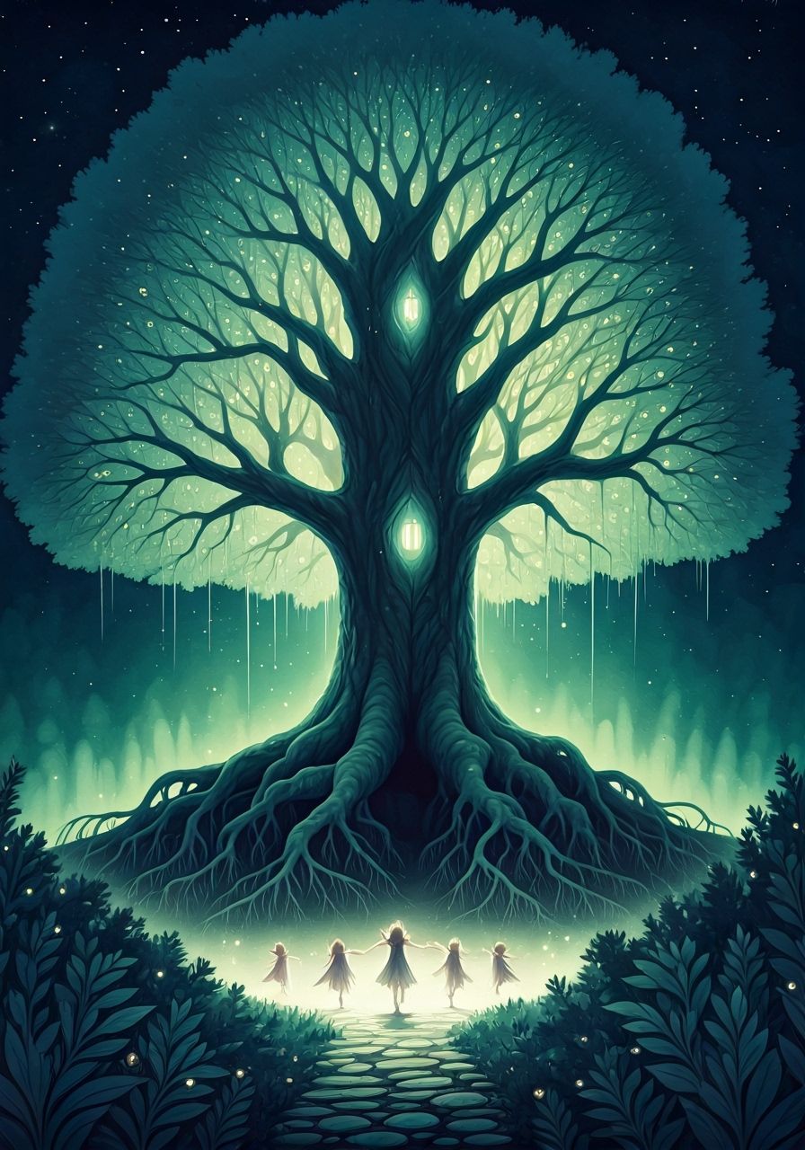 A colossal, ancient tree