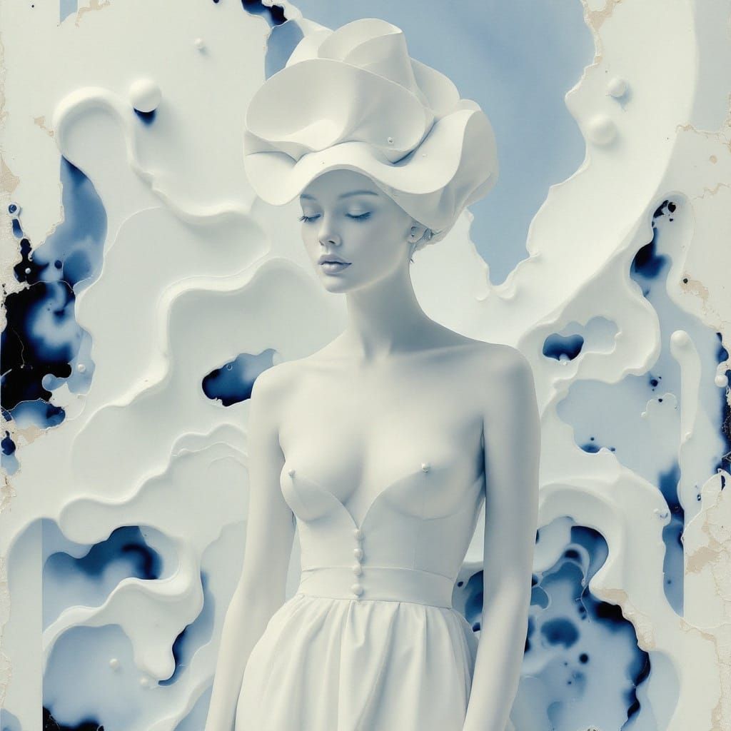 Ethereal Pin Up in Translucent Porcelain