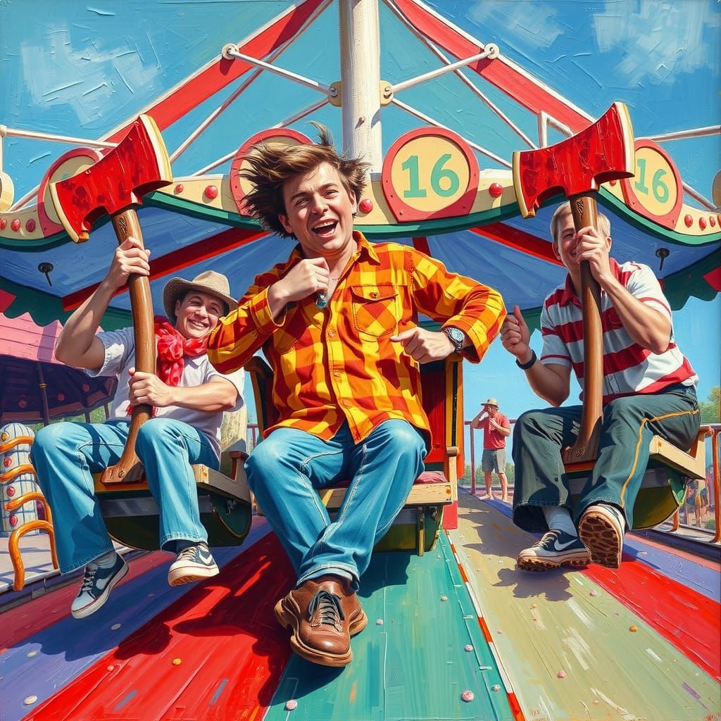 Paul Bunyon's Axe Themed Tilt-a-Whirl II
