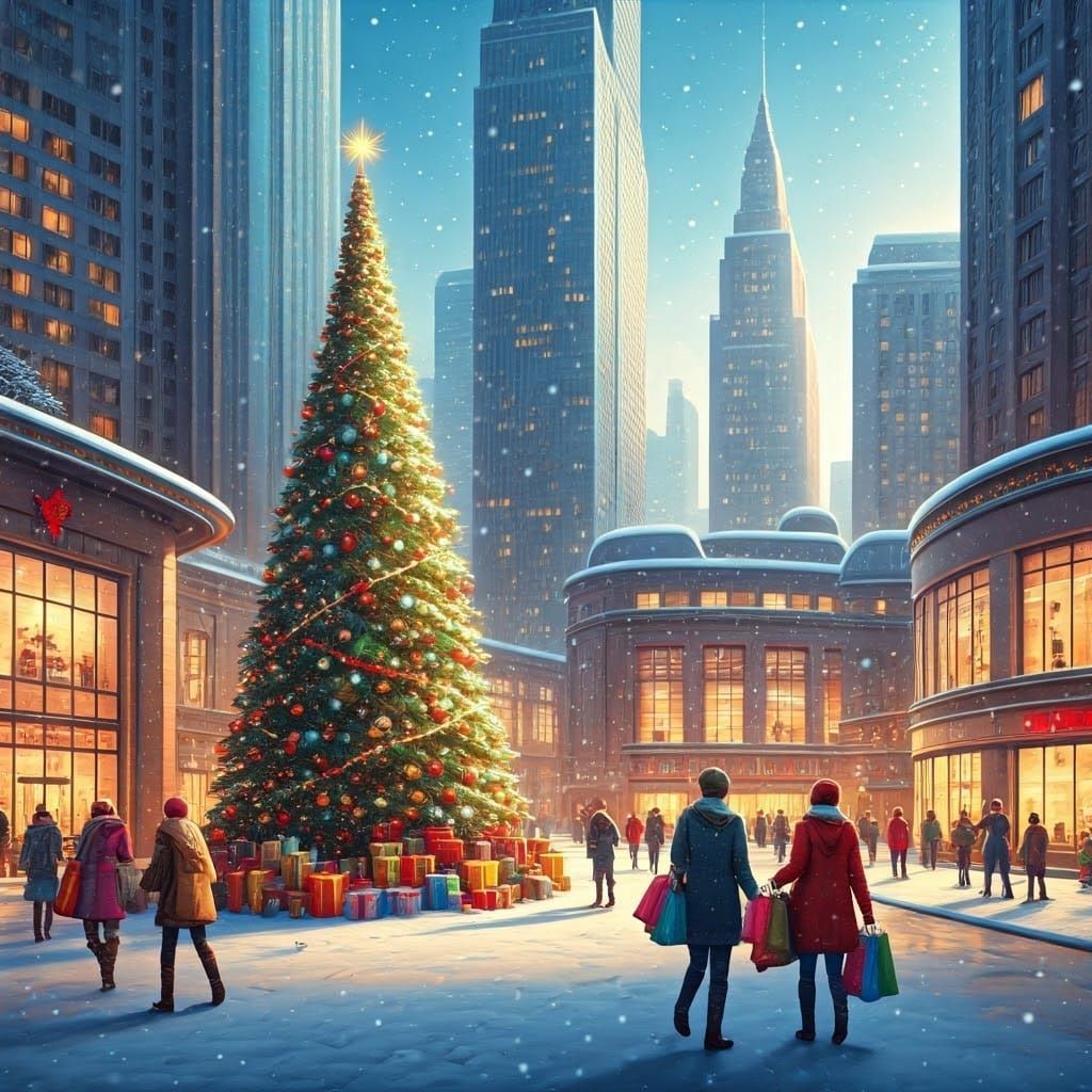 Christmas Morning in a Prosperous City