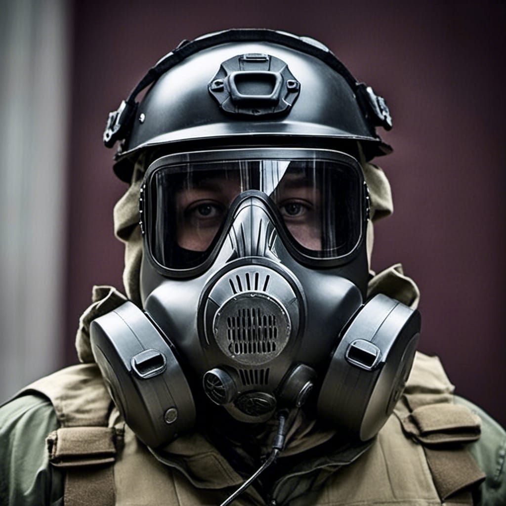 Gas Mask Juggernaut in Heavy Armor