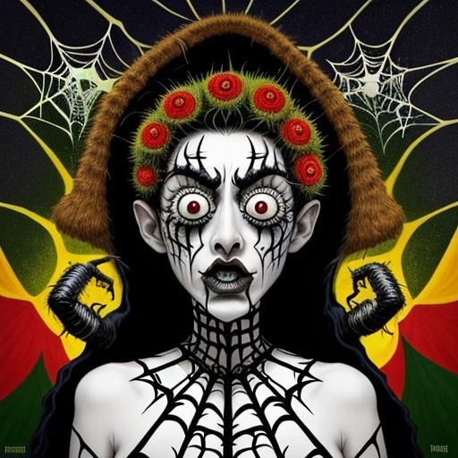 Pagan with Spiderweb Eyes: Surrealist Horror