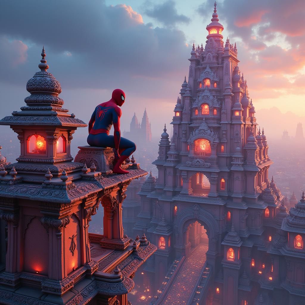 Spider-Man Blends into Indian Mythology