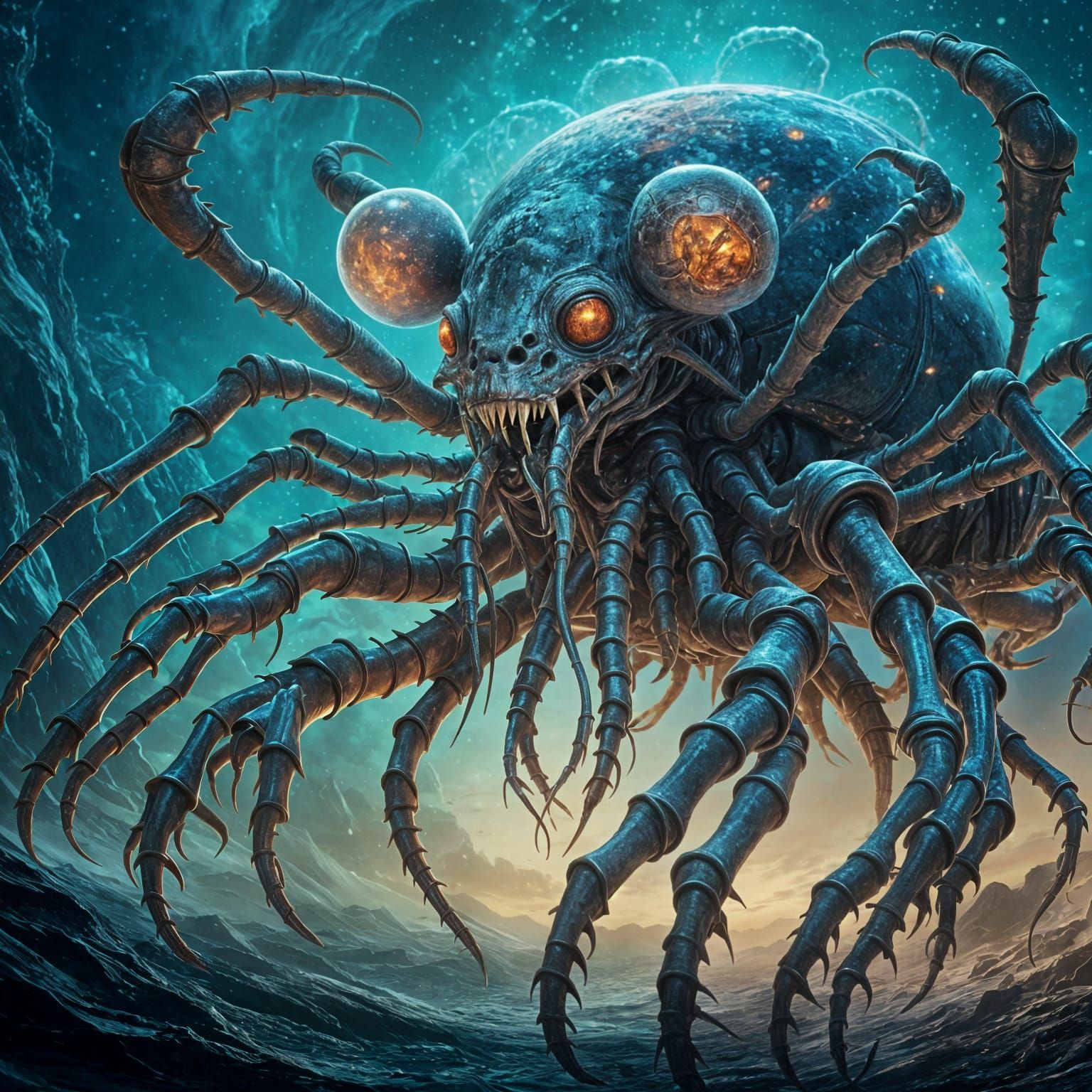 Alien creature from another planet