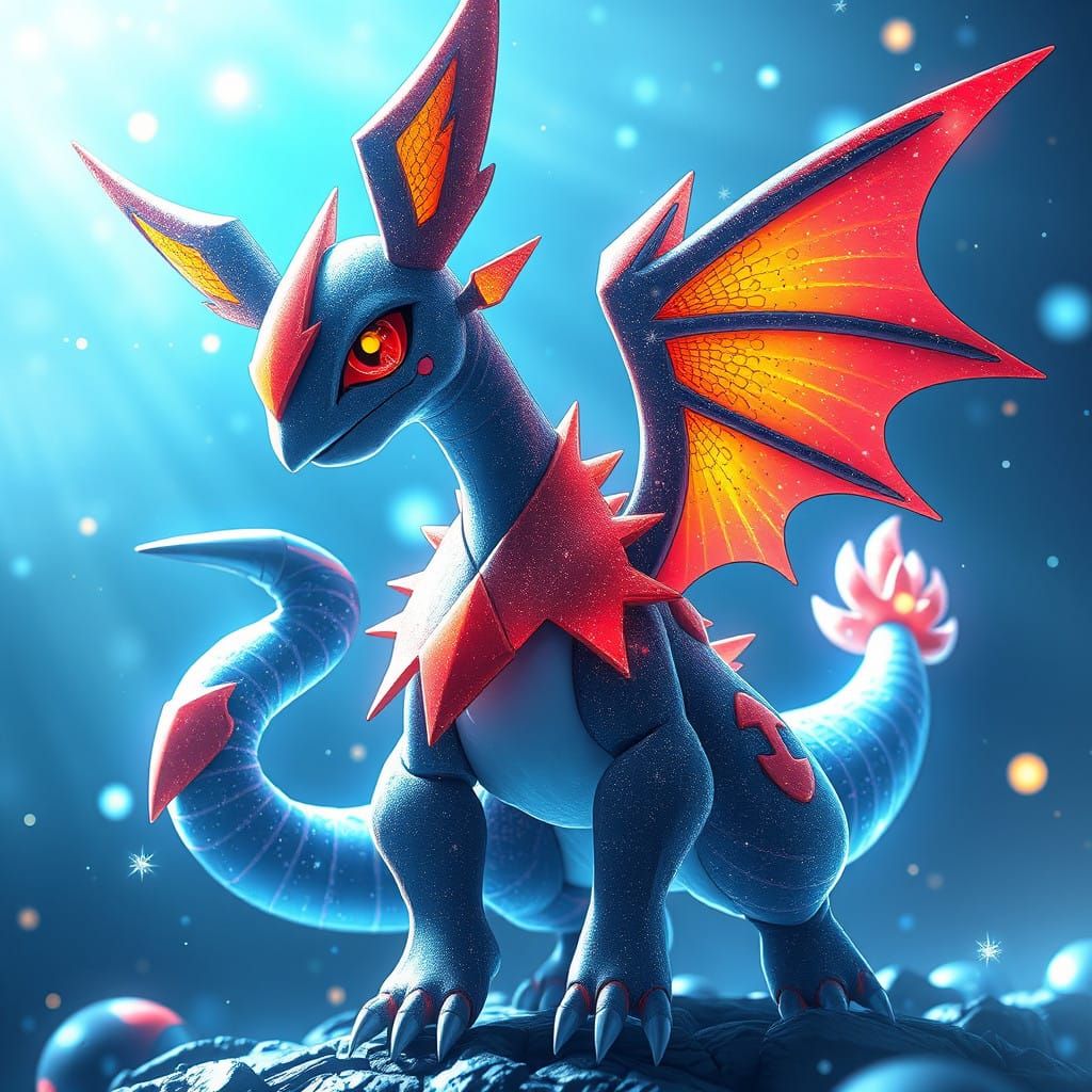 Highly Detailed Pokémon Concept Art in Vibrant Anime Style
