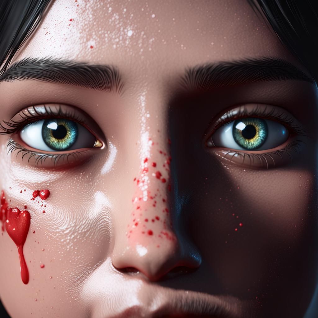 Surreal Eyes in Love: 3D Game Cinematic