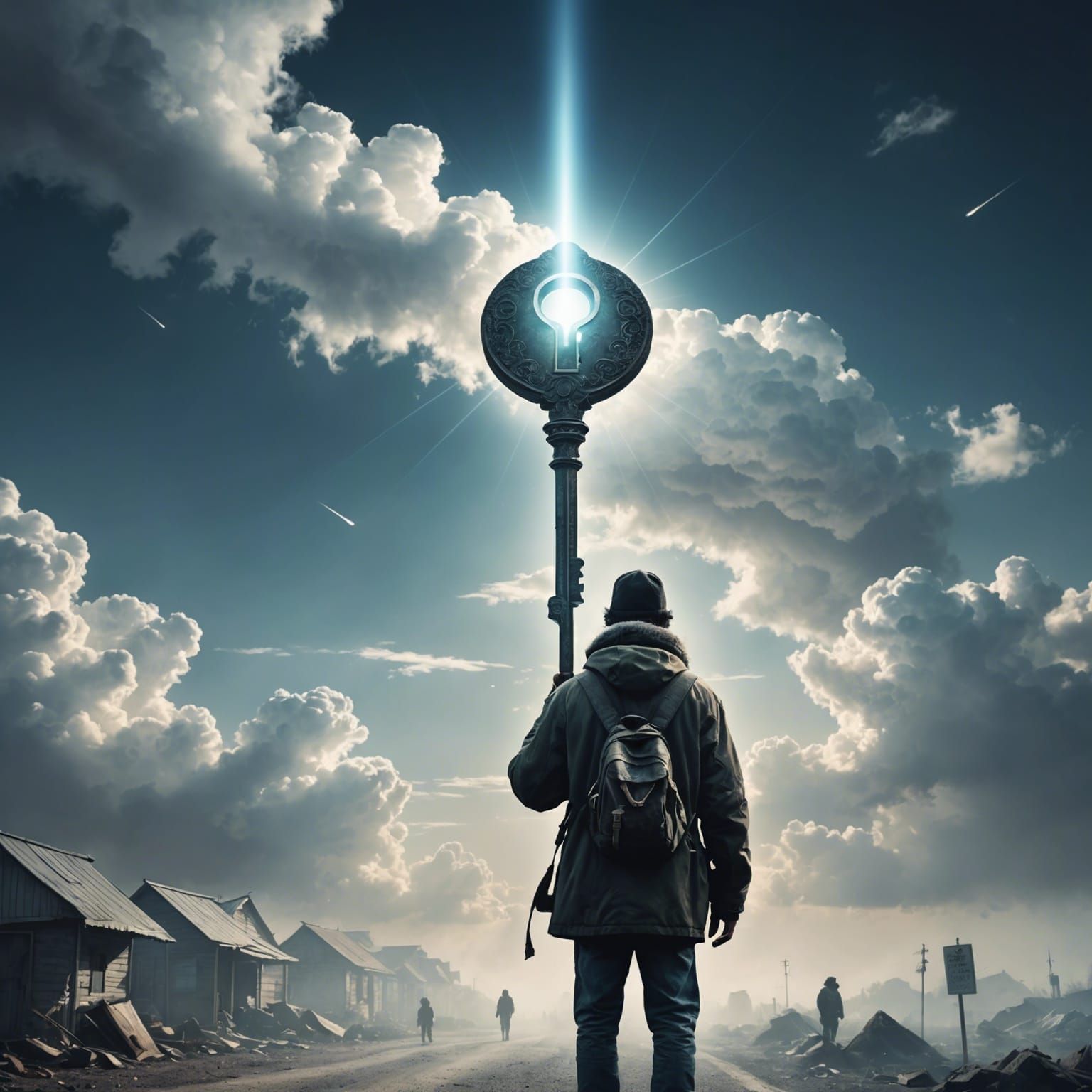 Homeless Man Ascends to Paradise with Key