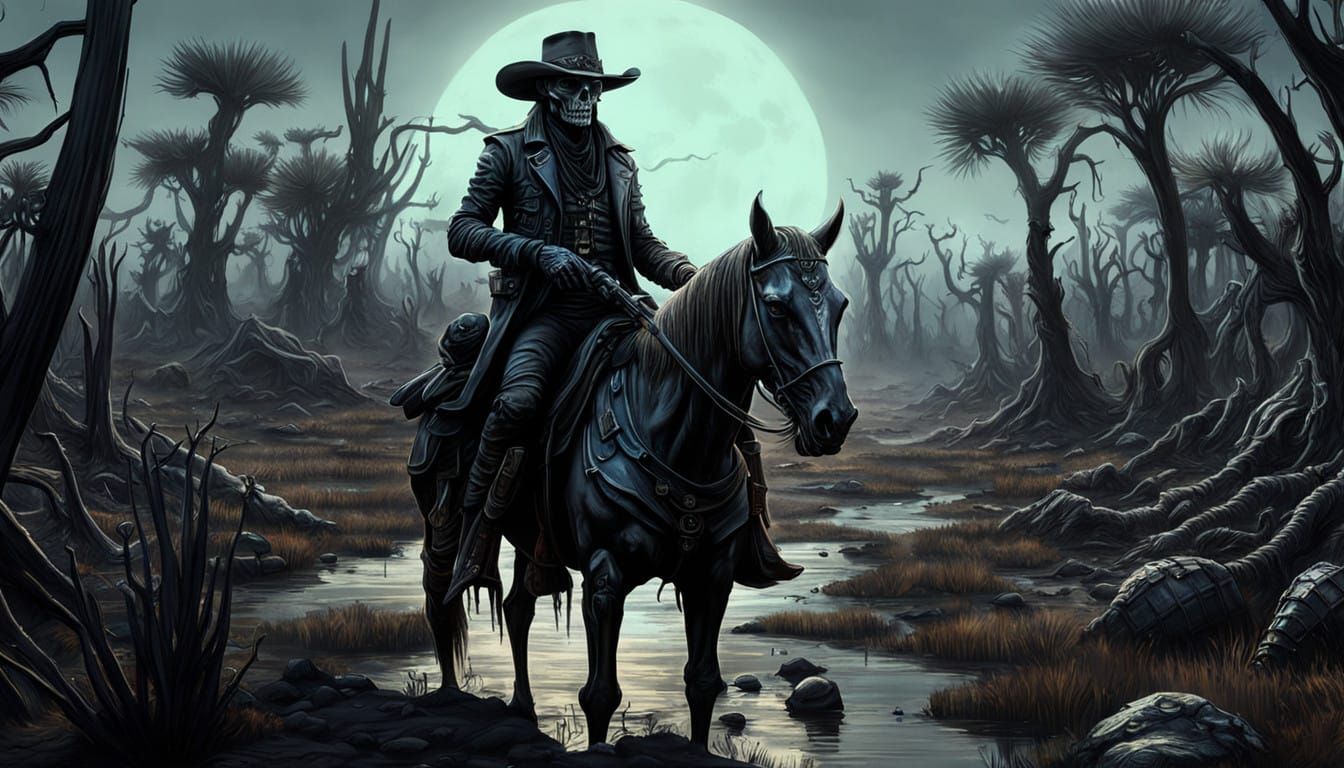 Surreal Wes Anderson-Inspired Cowboy Emerges from Mysterious...