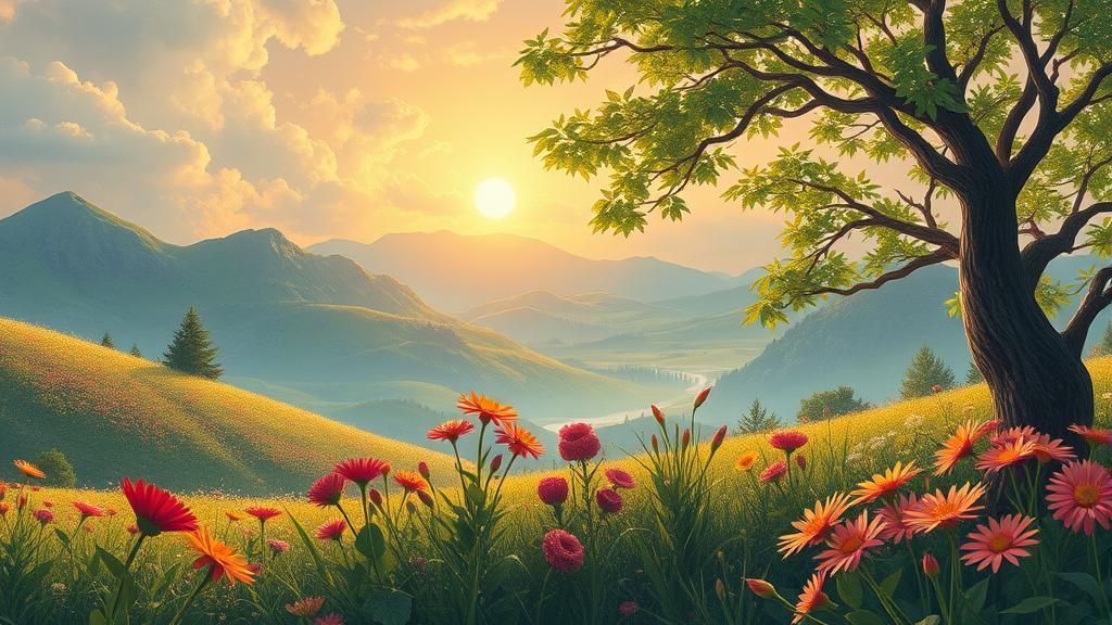 Emoji Collection: Rising Sun, House, Flowers, Butterfly