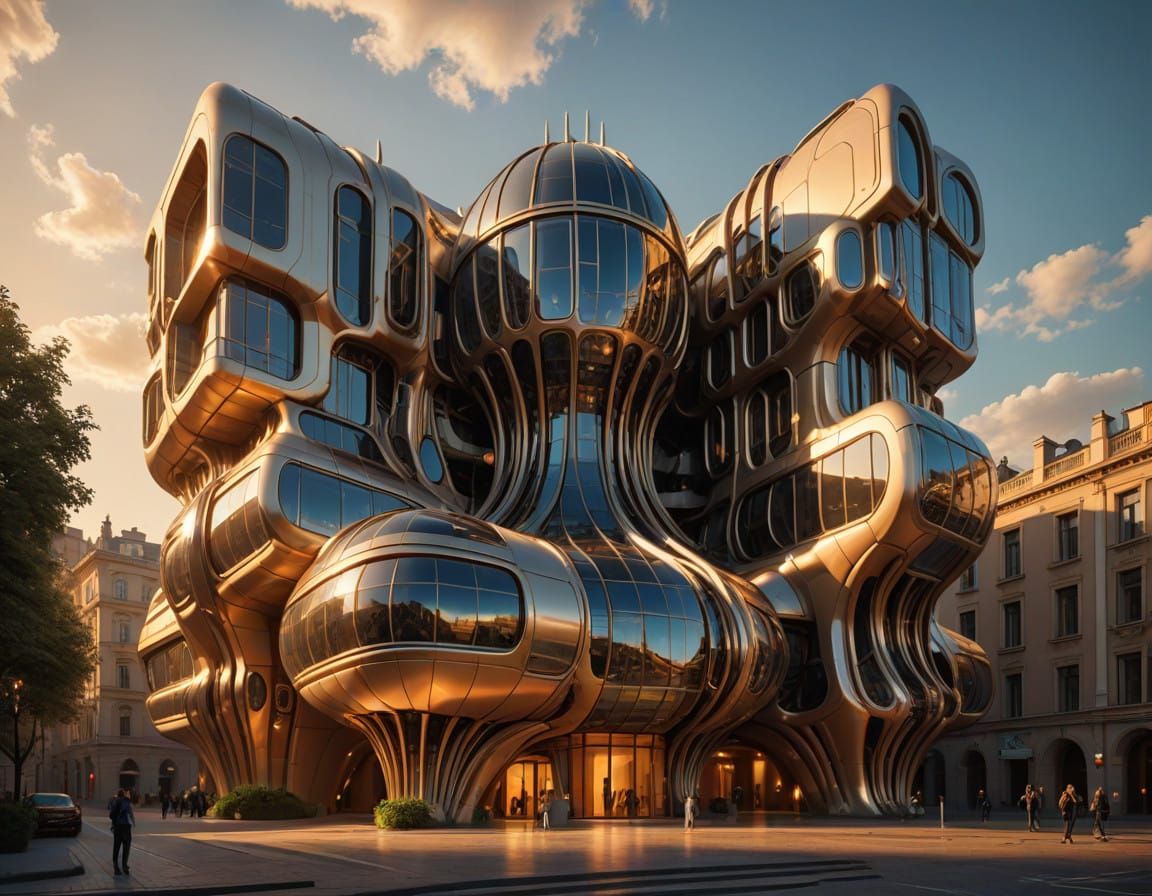 Surreal Architectural Marvel Blends Ancient and Modern Mathe...