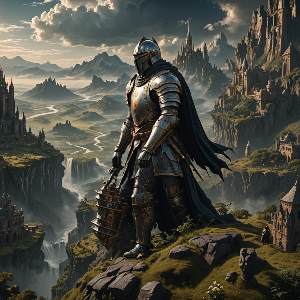 Earth as Knight: Epic Digital Matte Painting