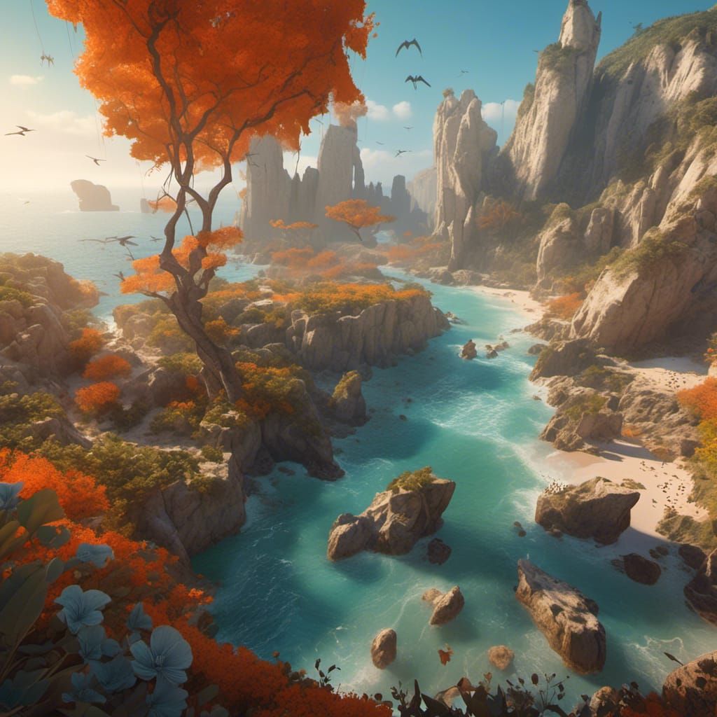 Anna Kendrick Birdwatching with Pterodactyls on Mesozoic Bea...