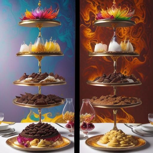 Hagia Sofia in Gelato Colors, Hyperrealistic Digital Art