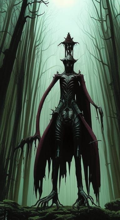 Dark Fantasy Horror Masterpiece in Gothic Style