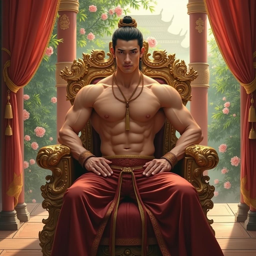 Confident Prince of the Tang Dynasty Reigns in Golden Splend...