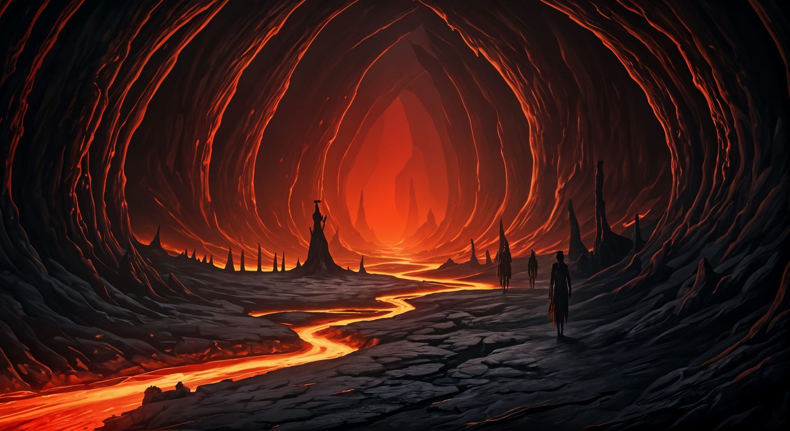 Infernal Underworld: Rivers of Fire and Demons