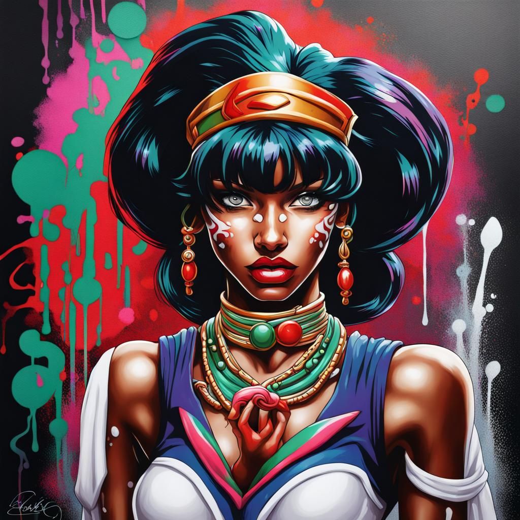 Sailor Pluto As A Haitian Vodou Manbo