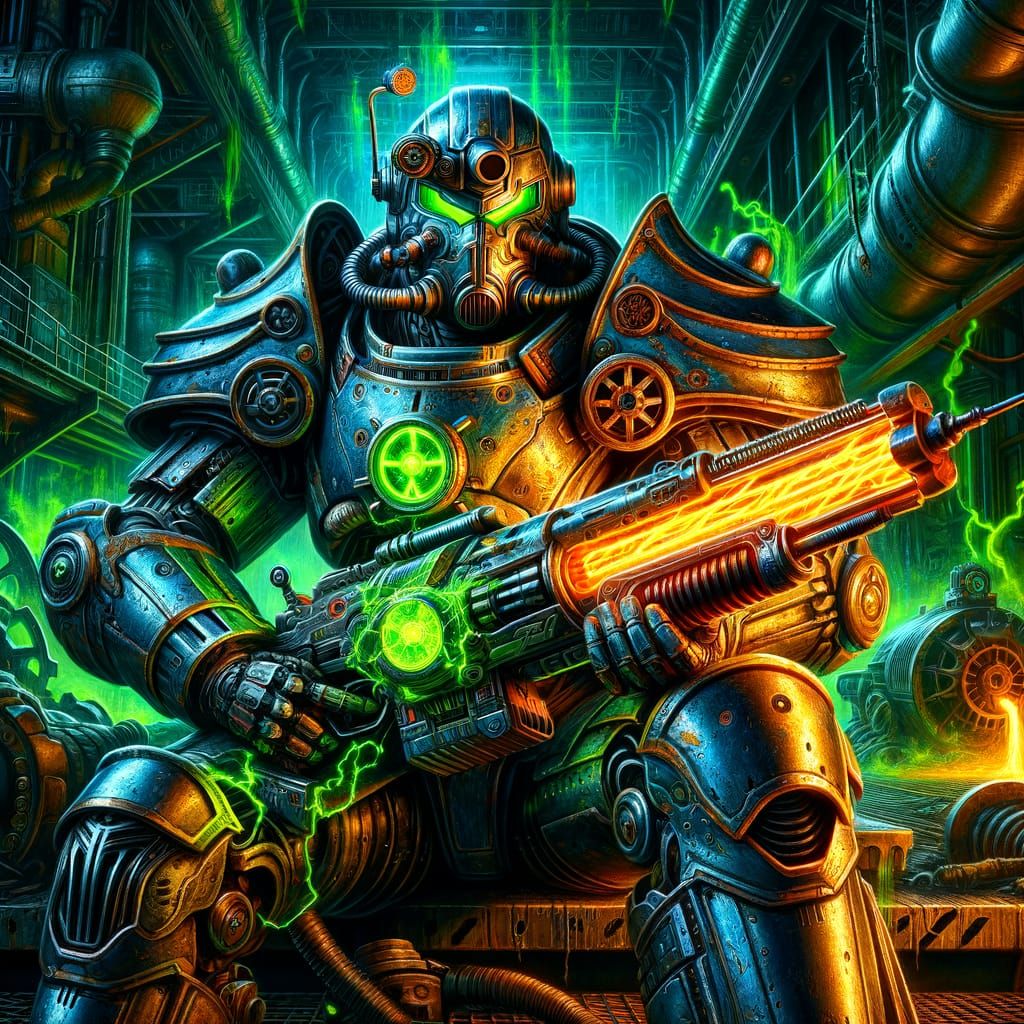 Brotherhood Knight in Atom Punk Factory