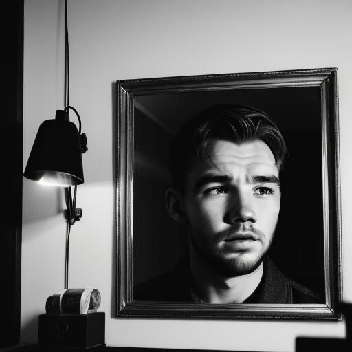 Sorrowful Reflection: A Portrait of Past Glory