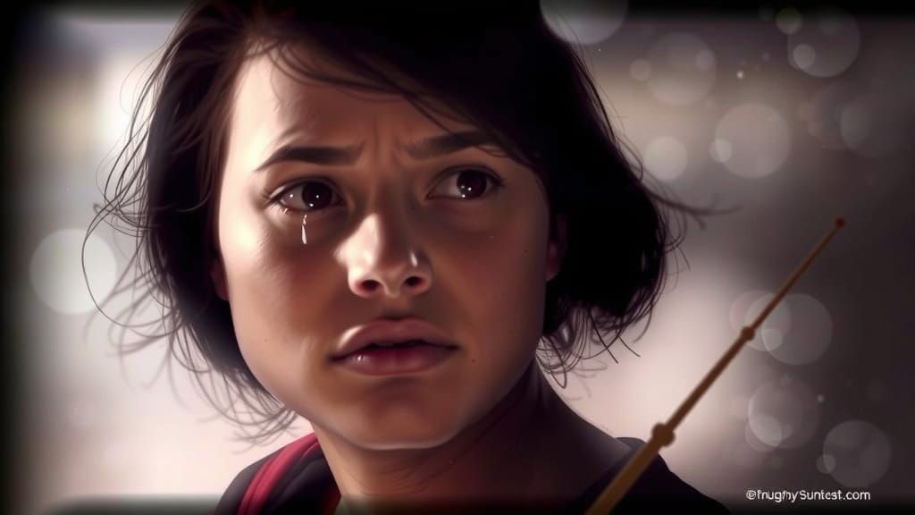 Distressed Woman in Photorealistic Gritty Style