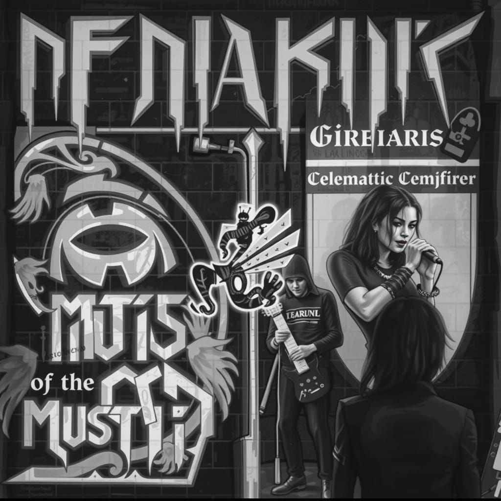 Gothic Band Performance at Dark Music Club