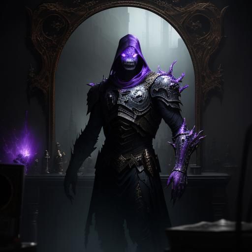 Evil Monster Reflected: Dark Fantasy Concept Art