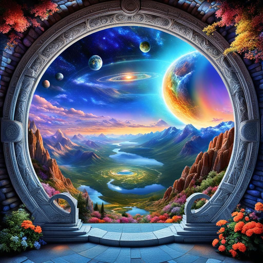 Surreal Portal to Reincarnation in Dream Vista