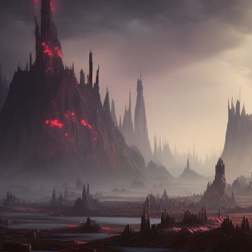 Apocalyptic Fantasy Concept Art in Deep Color