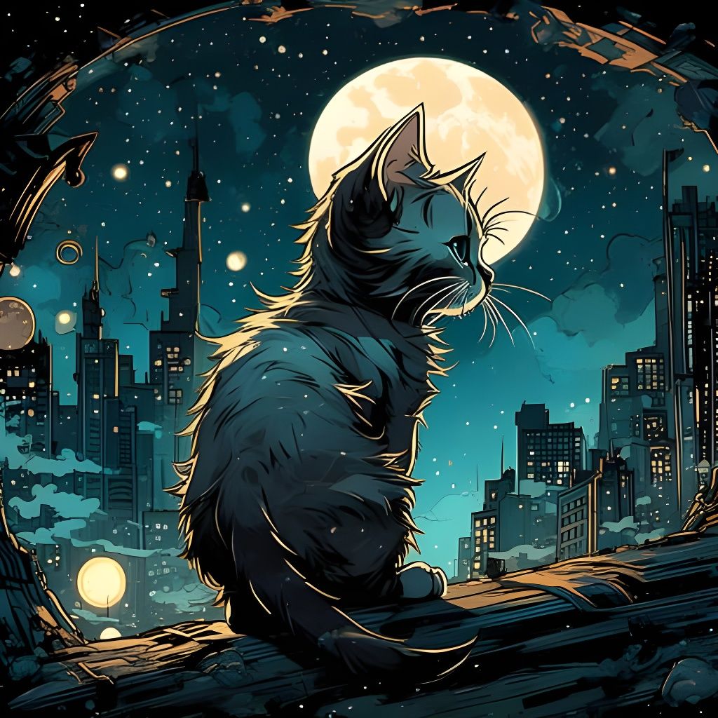 Ethereal Moonlight Scene