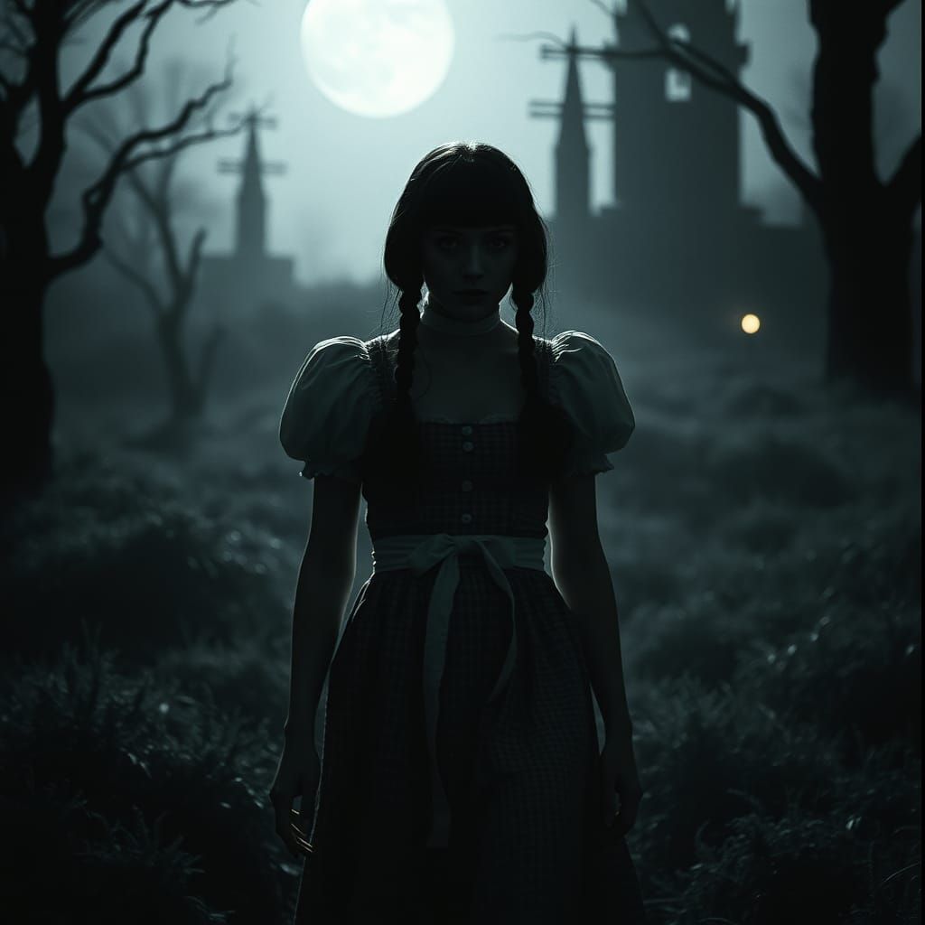 Dorothy as Vampire in Dark Oz, a Burtonesque Vision