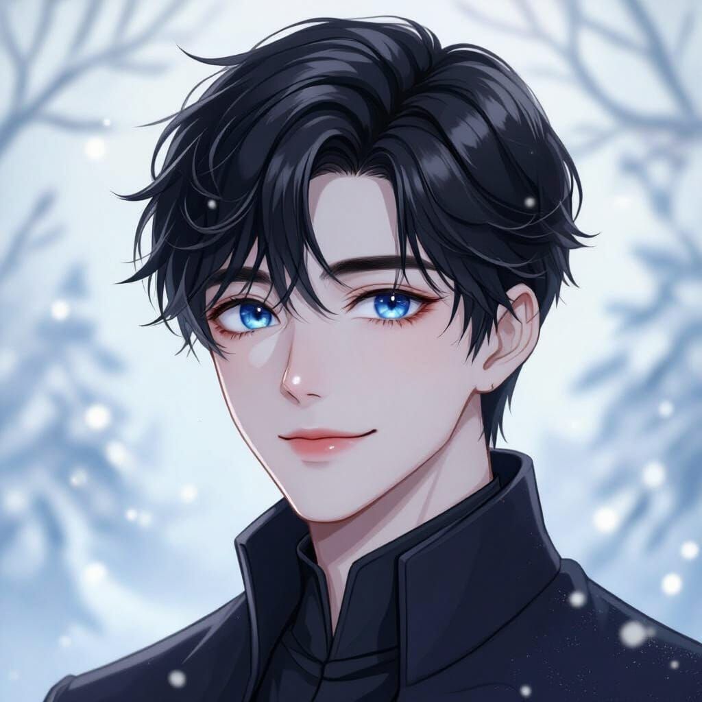 Charming Viscount Portrait in Webtoon Style