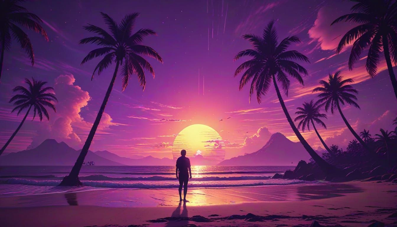 Synthwave Sunset