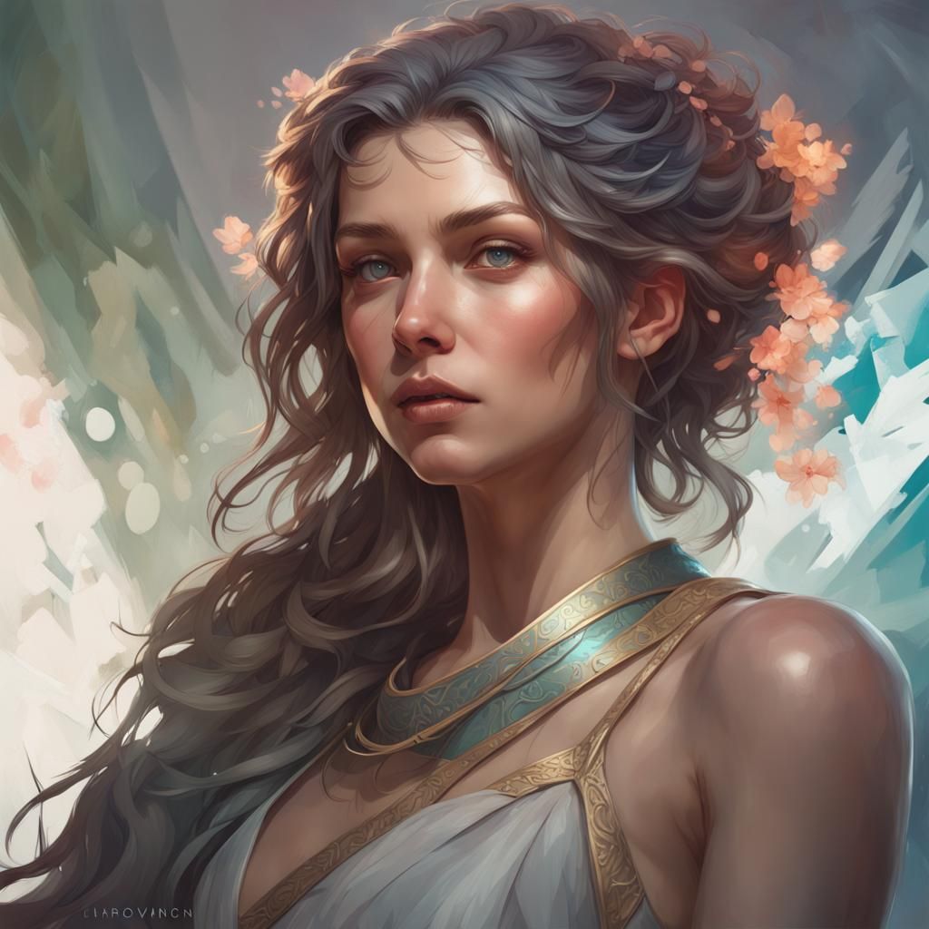 Detailed Tranquil Portrait with Dynamic Lighting