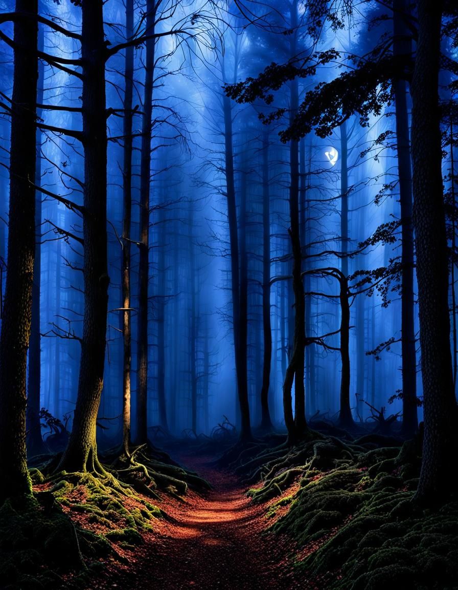 Eerie Whispers in a Fog-Shrouded Forest